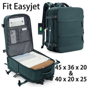 Easyjet Stylish Aeroplane Laptop Backpack: Hands-Free Travel & Secure Protection  computerlum.com   