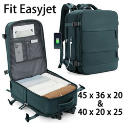 Easyjet Stylish Aeroplane Laptop Backpack: Hands-Free Travel & Secure Protection