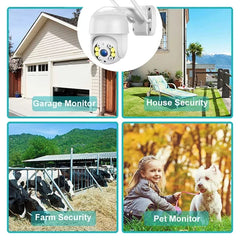 Wireless PTZ Camera: Advanced Color Night Vision & Motion Detection