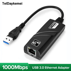 USB Ethernet Adapter: Fast Network Card for Windows XP/7/8/10/11 & Mac OSX - Plug & Play Setup  computerlum.com   