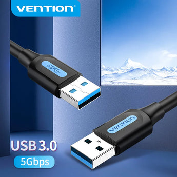 Vention USB 3.0 Extension Cable: High-Speed Male to Male Data Transfer  computerlum.com   