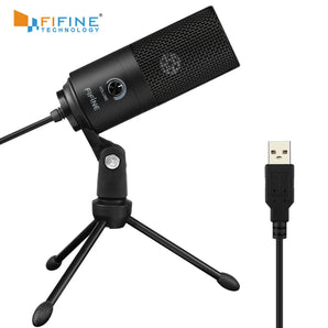 Fifine USB Condenser Microphone: Premium Quality for Laptop Recording  computerlum.com   