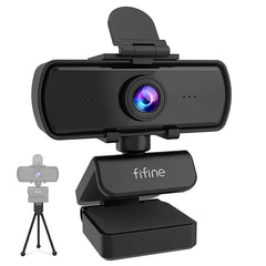 FIFINE Full HD Webcam with Microphone: Enhanced Video Calling & Crystal Clear Audio