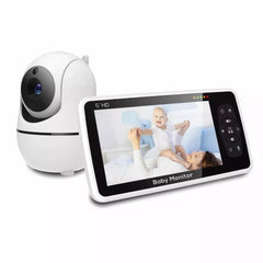 5 inch Video Baby Monitor: Crystal Clear HD Resolution & 2-Way Audio
