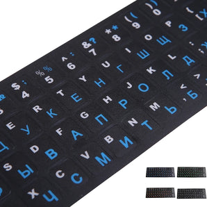 Russian Keyboard Stickers: Enhanced Typing Experience in Multicolor  computerlum.com   