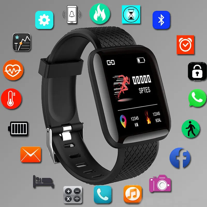 116 Plus Smart Watch Fitness Tracker Smartwatch Heart Rate Monitor: Upgrade Active Lifestyle  computerlum.com   