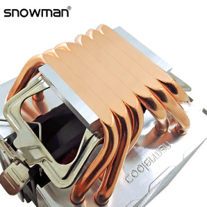 SNOWMAN RGB CPU Cooler: High-Performance Gaming Fan  computerlum.com   