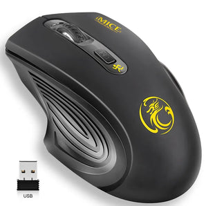 Wireless Optical Mouse: High Precision Ergonomic Silent Click Mice  computerlum.com   