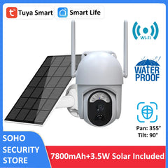 Smart Solar PTZ Camera: Enhanced Outdoor Security & Surveillance
