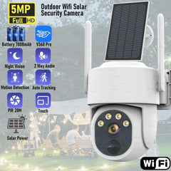 Solar-Powered Outdoor Security Camera: Advanced Surveillance Tech