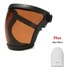 Full Face Shield: Oil-splash Proof Safety Gear - Durable Protection