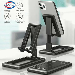 Foldable Phone Stand: Adjustable Holder for Tablets & Smartphones - Hands-Free Viewing & Ergonomic Design  computerlum.com   