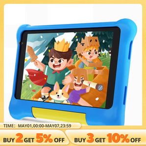 Freeski Tablet for Kids, 7 Inch HD Screen Android 12 Tablet for Kids, 2GB RAM 32GB ROM, Quad Core Processor, Kidoz Pre-Installed  ComputerLum.com   