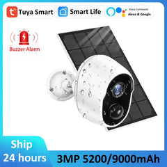 Smart Outdoor WiFi Surveillance Camera with Solar Power: Weatherproof Home Security
