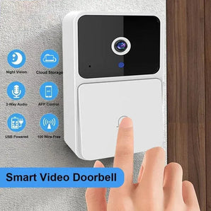 Smart Video Doorbell Camera: Wireless Night Vision Intercom Voice Change SEO: Clear Footage Two-Way Audio Long Standby Easy Setup Picture Capture  computerlum.com   