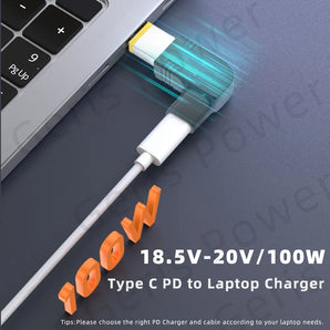 Type C Laptop Charger Converter: Efficient Charging for Top Brands  computerlum.com   