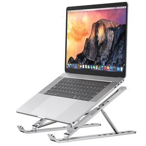 Elevate Your MacBook: Stylish Aluminum Laptop Holder for Improved Posture  computerlum.com   
