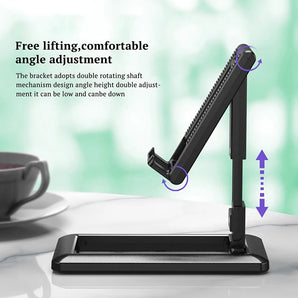 Foldable Phone Stand: Adjustable Holder for Tablets & Smartphones - Hands-Free Viewing & Ergonomic Design  computerlum.com   