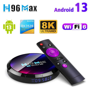 H96MAX RK3528 Android TV Box: Ultimate 4K Streaming & Seamless Connectivity  computerlum.com   