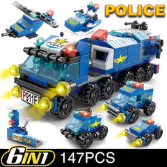 SWAT Police Station: Action-Packed Building Blocks Playset