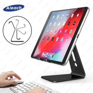 Adjustable Metal Tablet Stand: Enhanced iPad & Tablet Holder - Versatile Functionality  computerlum.com   