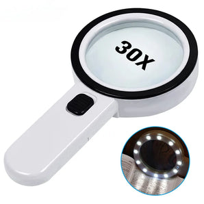 LED Magnifying Glass with Light: Perfect for Elderly Reading & Inspection  computerlum.com   