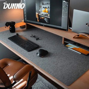 Wool Felt Mouse Pad: Premium Desk Protector for Gaming & Work  computerlum.com   