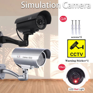 Dummy Security Camera: Theft Deterrent Indoor Outdoor Surveillance  computerlum.com   