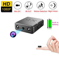 Mini HD Security Camera: Covert Night Vision Recorder Cam
