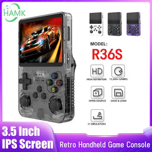 R36S Retro Handheld Console: Enhanced Gaming Experience with Dual Joystick  computerlum.com   