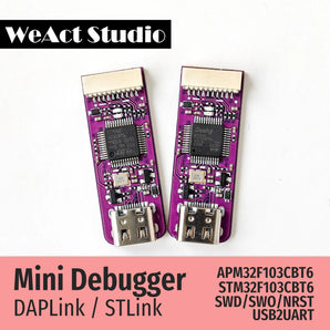 WeAct Mini Debugger: Versatile Debugging Tool for STM32 Microcontrollers  computerlum.com DAPLink-APM32  
