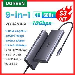UGREEN USB C HUB: Ultimate Connectivity Solution for Devices  computerlum.com   