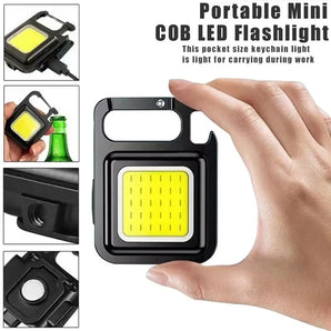 Mini LED Keychain Flashlight: Versatile USB Rechargeable Work Light  computerlum.com   