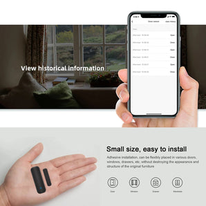 Smart WiFi Door Sensor: Enhanced Home Security Solution  computerlum.com   