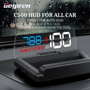 GEYIREN C500 GPS HUD: Drive Safer with Real-time Info  computerlum.com   