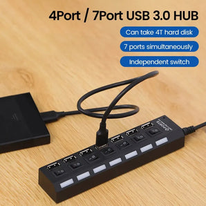 Efficient Home Connectivity USB Hub with Multiple Ports  computerlum.com   