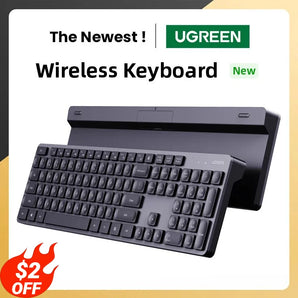 UGREEN Wireless Keyboard Mouse Combo: English Russian Keycaps for Efficient Typing  computerlum.com   