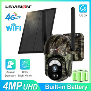 LS VISION Solar Security Camera: Advanced Protection with Color Night Vision  computerlum.com   