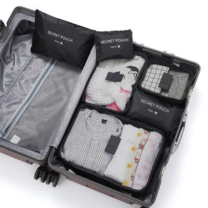 Travel Clothes Storage Bag Set: Stylish Waterproof Organizer Cube: Essential for Travel  computerlum.com   
