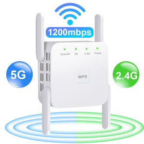 WiFi Range Extender: Fast 1200Mbps Network Boost  computerlum.com   