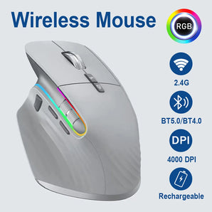 Wireless Bluetooth Mouse: Seamless Multi-Device Connectivity  computerlum.com   