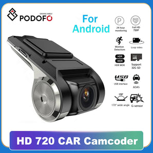 Podofo Dash Cam ADAS Car DVR: Advanced Collision Warning System  computerlum.com Poland 64G 