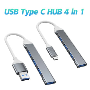 Mini USB C Hub: Versatile 4Port Adapter for Enhanced Connectivity  computerlum.com   