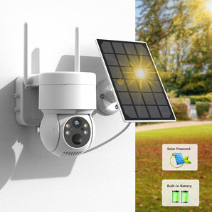 Solar Powered PTZ Camera: Outdoor Wireless IP Camera with HD and Long Standby  computerlum.com   
