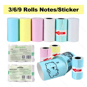 Peripage A6 Thermal Paper Rolls: High-Quality Sticker Labels  computerlum.com   