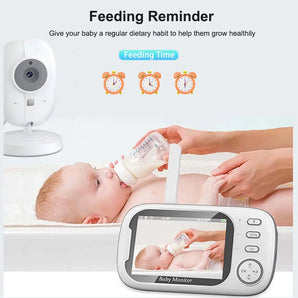 3.5" Baby Monitor with Two-Way Audio: Night Vision Camera & Long Battery Life  computerlum.com   