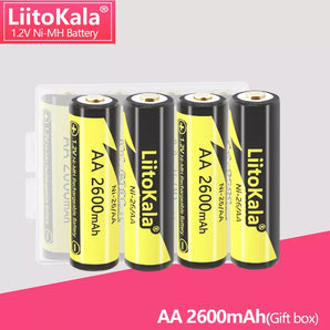 LiitoKala Rechargeable Batteries: Power Devices Efficiently  computerlum.com 1PCS(1.2V AA)  