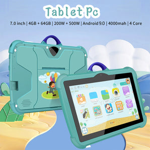 2024 New C8 Kids Tablets 7 Inch 5G WiFi For Study Education Tablet Children's Birthday Gift 4GB RAM 64GB ROM Quad Core 4000mAh  ComputerLum.com   