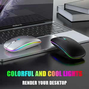 Luminous Bluetooth Wireless Mouse: Rechargeable Portable for Tablet Phone  computerlum.com   