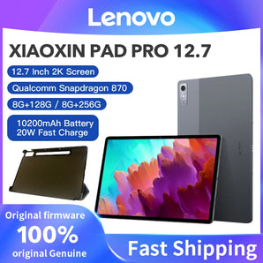 New Lenovo Xiaoxin Pad Pro Snapdragon 870 12.7" LCD  Android 13 Tablet Screen 144Hz 8GB 128GB/256GB 10200mAh Battery Android 13  ComputerLum.com   